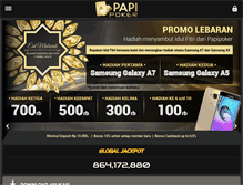 Tablet Screenshot of papipoker.com